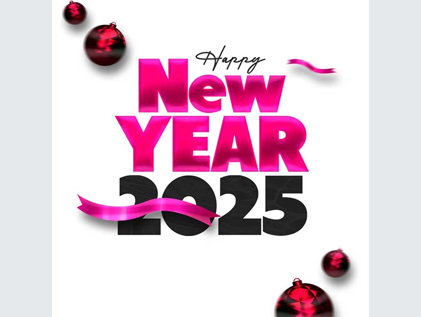 happy new year 2025 celebration instagram post design